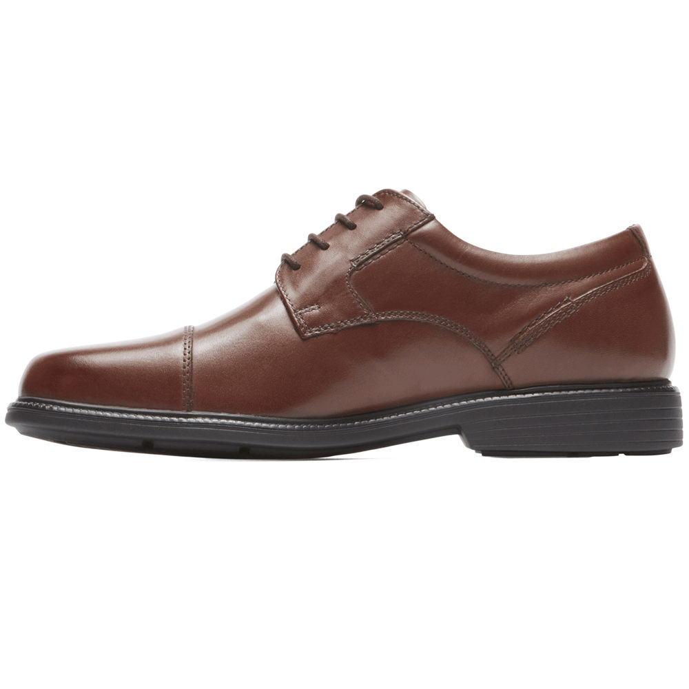 Rockport Oxfords Herre Brune - Charles Road Cap Toe - UZOQ48529